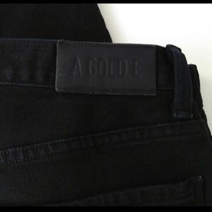 Agolde men’s black denim